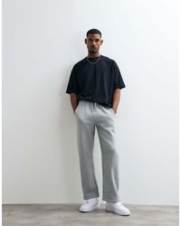 Nike - Joggers Rectos De Forro Polar Con Cordón Elástico En - Lyst