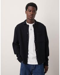ASOS - Boxy Textured Overshirt - Lyst