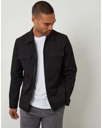 Threadbare - Lightweight Collared Zip Up Jacket - Lyst