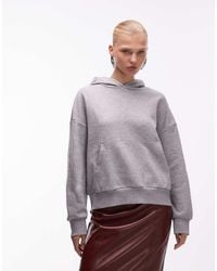 ASOS - Oversized Brushback Hoodie - Lyst