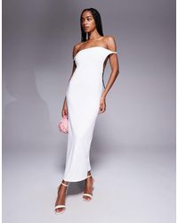 Missy Empire - Missy Empire Slinky Twist Detail Open Back Maxi Dress - Lyst