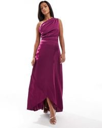 TFNC London - – bridesmaid – satin-maxikleid - Lyst