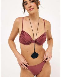 NA-KD - Shiny Bikini Bra - Lyst