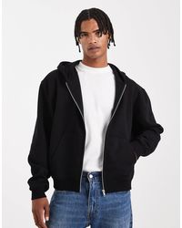 ASOS - – kastige basic-kapuzenjacke - Lyst