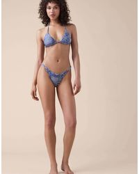 Calzedonia - Brazilian Bikini Bottoms Paisley - Lyst