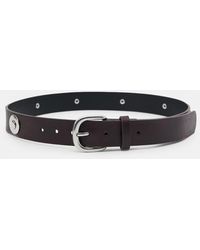 Pull&Bear - Belt With Metallic Plaques - Lyst