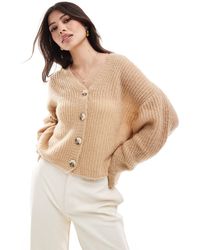 ASOS - – flauschige oversize-strickjacke - Lyst