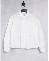 Abercrombie & Fitch Trapeze Shirt - White
