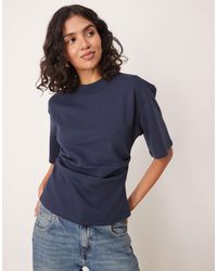 ASOS - Interlock Corset Waist T-shirt - Lyst