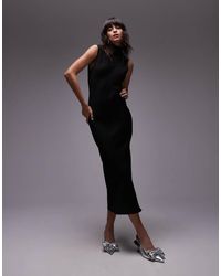 ARKET - Vestido Largo De Corte Al Bies Con Espalda Baja Desbocada De - Lyst