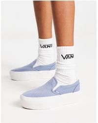 Vans - Classic – sneaker zum reinschlüpfen aus strick - Lyst
