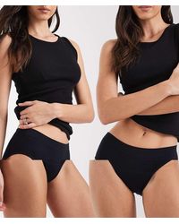 Modibodi - 2 Pack Soft Stretch Seamless Moderate Absorbency Period Briefs - Lyst