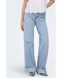 ONLY - Wide-Fit Jeans - Lyst