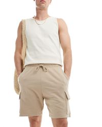 ASOS - Short slim à poches cargo - beige - Lyst