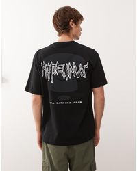 Aape By A Bathing Ape - Aape by a bathing ape - t-shirt coupe carrée avec logo imprimé sur la poitrine et au dos - Lyst