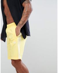 adidas california swim shorts yellow