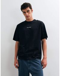 Only & Sons - Oversized Fit T-shirt With Leave Blank Print - Lyst