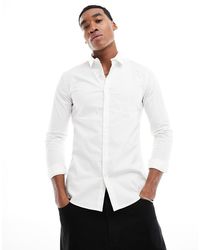 New Look - Camicia Attillata A Maniche Lunghe - Lyst