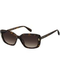Marc Jacobs - Marc Jac Sun Rectangular Sunglasses With Gradient Lenses - Lyst