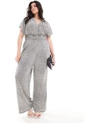 ONLY - Daisy Print Jumpsuit - Lyst