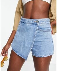 Levi's - Jupe-short en jean - délavage clair - Lyst