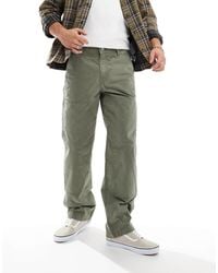 River Island - Relaxed Fit Workwear Trousers - Lyst