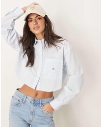 Calvin Klein - – cropped hemd - Lyst