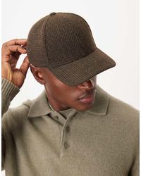 ASOS - Cappellino Spazzolato A Quadri - Lyst