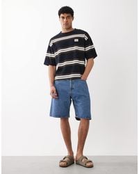 Jack & Jones - Baggy Denim Shorts - Lyst