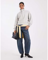 Free People - Timeless Mock Neck Sweatshirt - Lyst