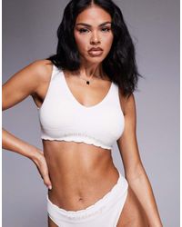 Boux Avenue - Scallop Ribbed Bralette - Lyst