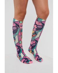 OOSC - Calcetines Multicolores Para Esquí Y Snowboard Comic Book Candy De -Rosa - Lyst