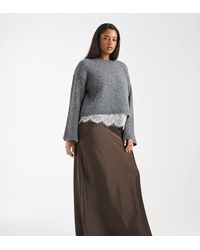 Vero Moda - Satin Maxi Skirt - Lyst