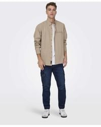 Only & Sons - – schmal geschnittene, dunkele jeans - Lyst