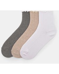 Pull&Bear - – 3 paar socken - Lyst