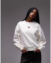 Tommy Hilfiger - – kastiges sweatshirt - Lyst