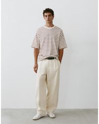 Pull&Bear - Darted baggy Trousers - Lyst