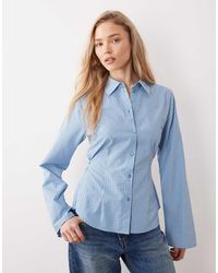 JJXX - Long Sleeve Poplin Shirt With Tie Detail - Lyst