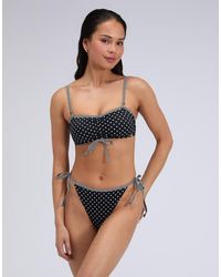 Boux Avenue - Vivara Polka Dot Bikini Bottoms Summer String Side Briefs - Lyst