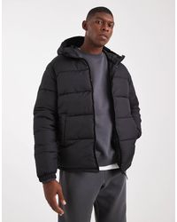 JJ Rebel - Puffer Jacket With Hood - Lyst