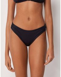 Calzedonia - Shiny Satin Briefs Bikini Bottom - Lyst