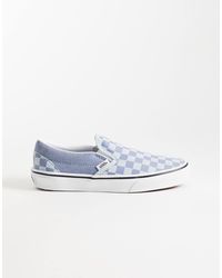 Vans - – sneaker zum hineinschlüpfen mit schachbrettmuster - Lyst