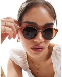A.J. Morgan - – grad school – runde sonnenbrille mit vintage-schildpattoptik - Lyst