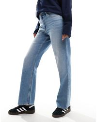 Hollister - Dad jeans a vita super alta azzurri - Lyst