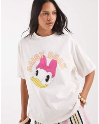 ASOS - Disney Oversized T-shirt With Daisy Duck Print - Lyst