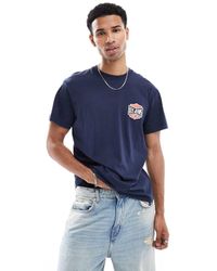 Lee Jeans - T-Shirt Comoda Con Logo Archive Sul Petto - Lyst