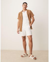 ASOS - Halflange Skinny Chinoshort - Lyst