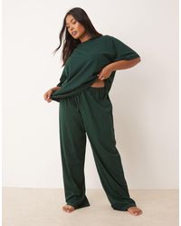 ASOS - Asos Design Curve Mix & Match Cotton Pajama Pants - Lyst