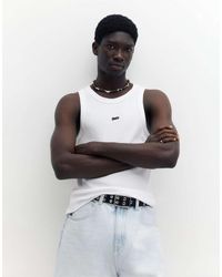 Pull&Bear - Stwd Waffle Tank Top - Lyst
