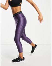 Nike Pro Training Legging In Gold 